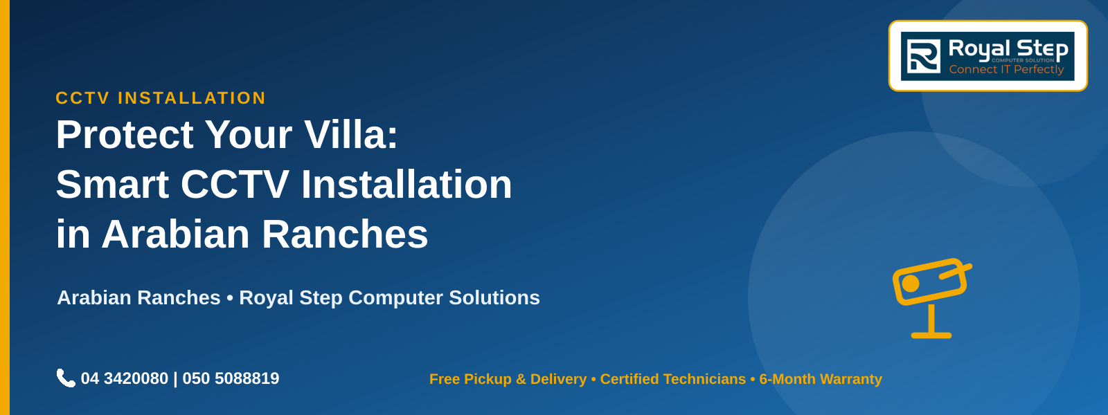 Protect Your Villa: Smart CCTV Installation in Arabian Ranches