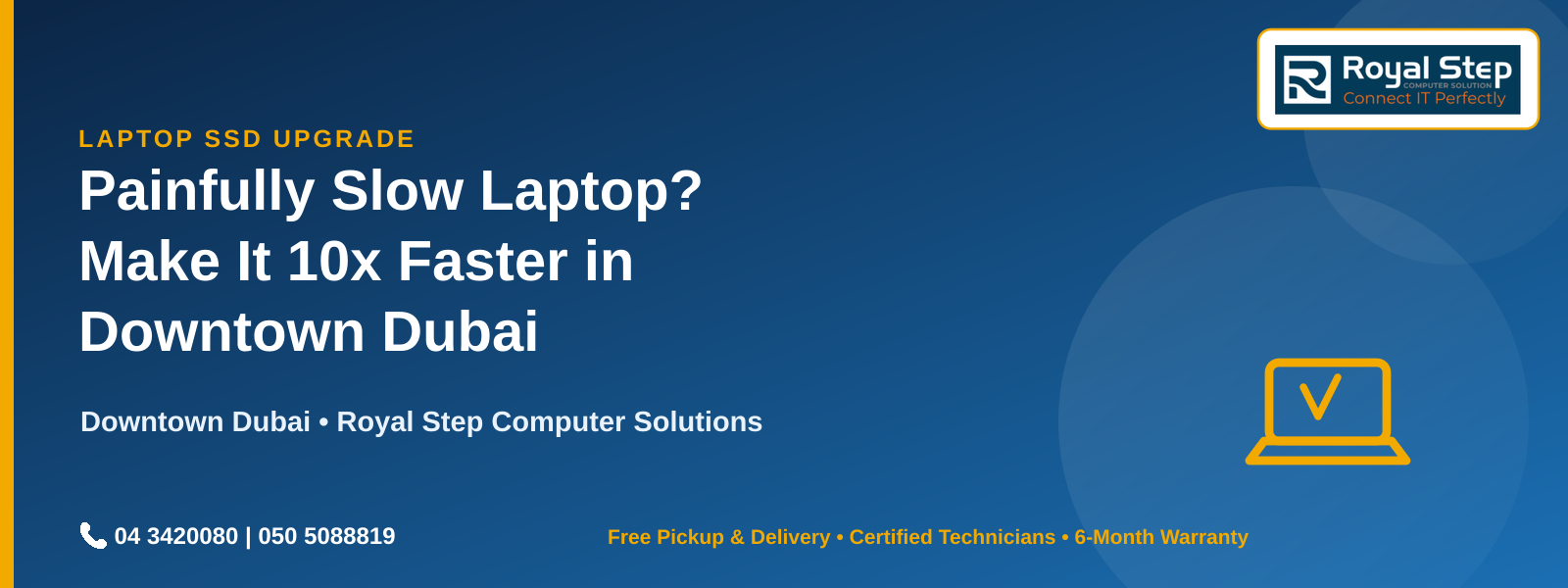 Painfully Slow Laptop? Make It 10x Faster in Downtown Dubai